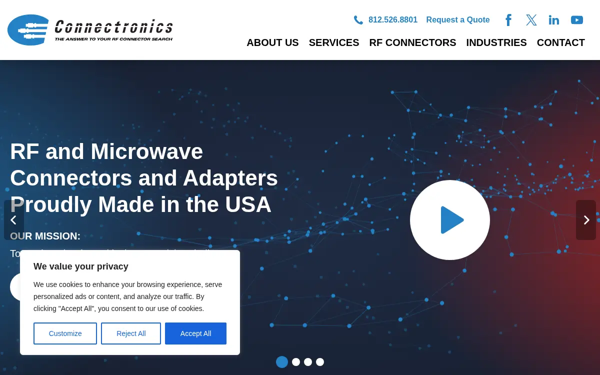 Homepage of Edinburgh Connector Company, LLC