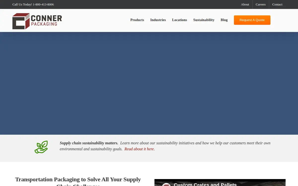 Homepage of Conner Industries, INC.