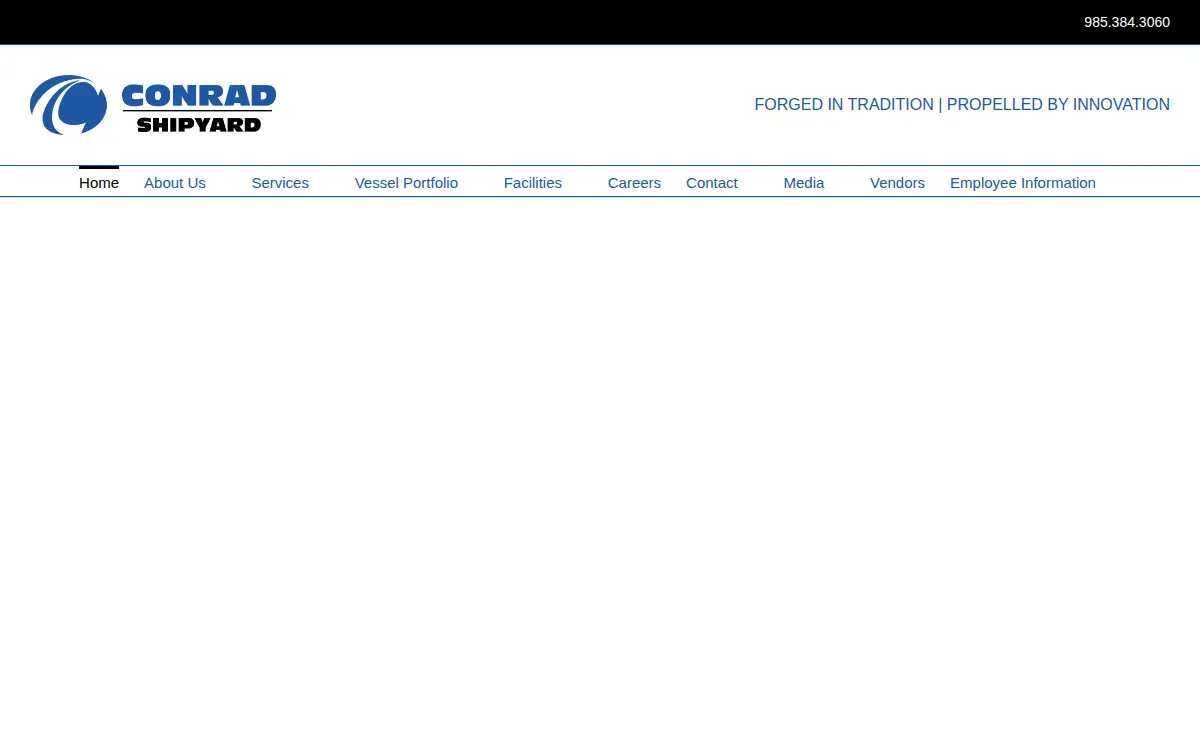 Homepage of Conrad Industries, INC.
