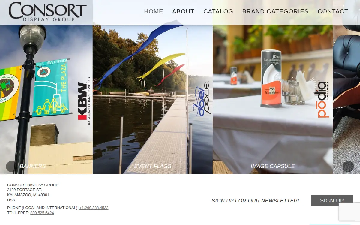 Homepage of Consort CORP