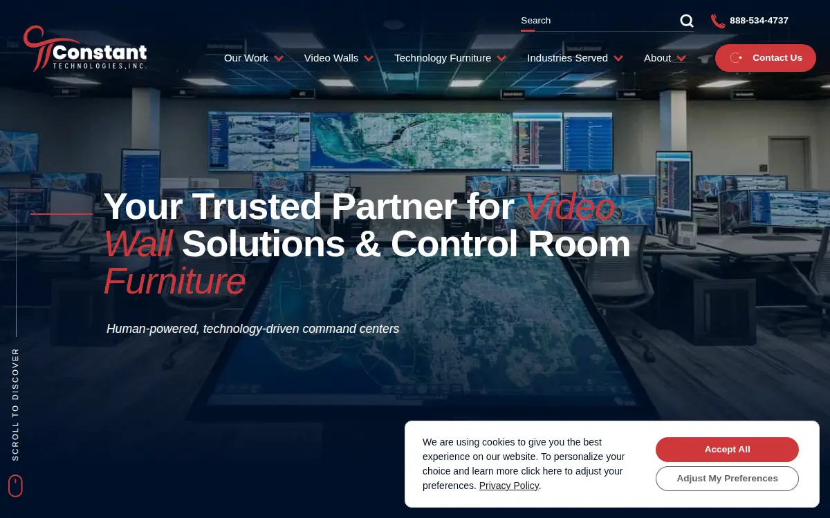 Homepage of Constant Technologies INC