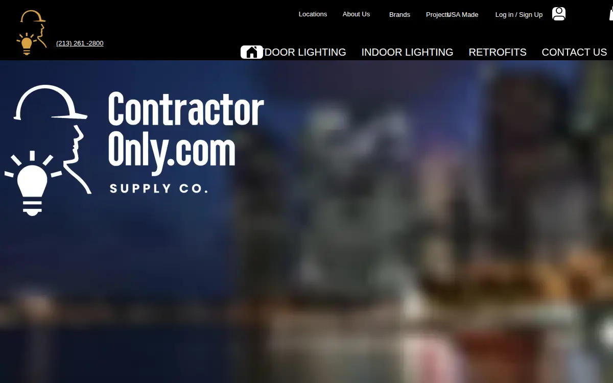 Homepage of Contractor Only, LLC