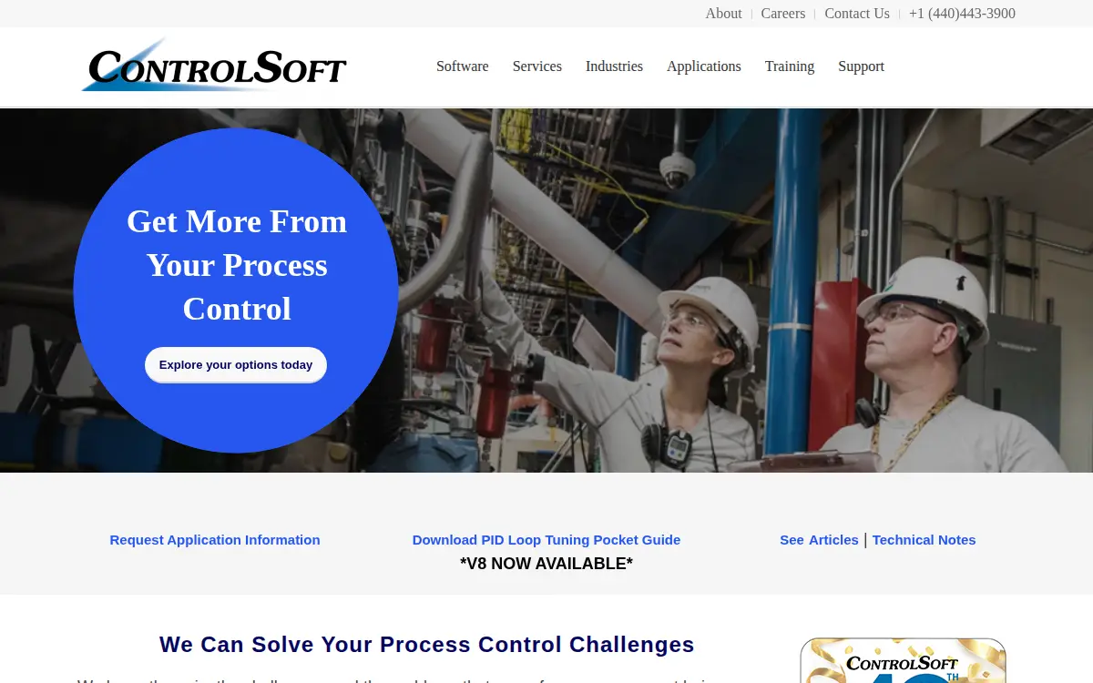 Homepage of Controlsoft INC