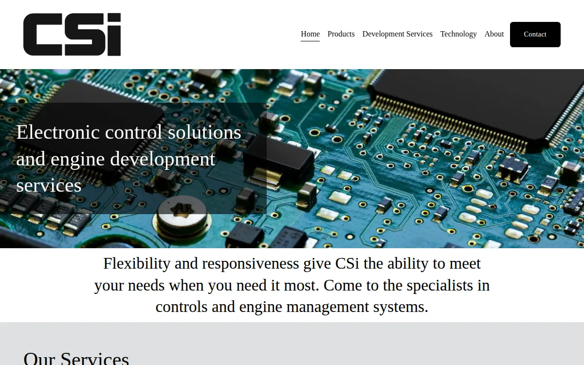 Homepage of Control Systems INC