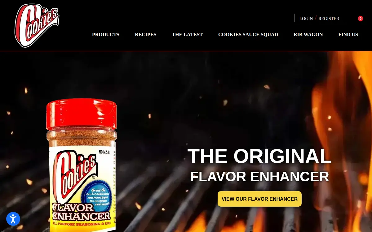 Homepage of Cookies of Storm Lake, INC