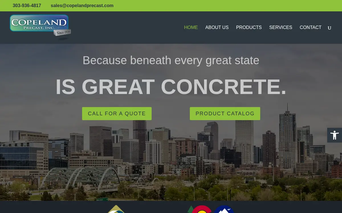 Homepage of Copeland Enterprises, INC.
