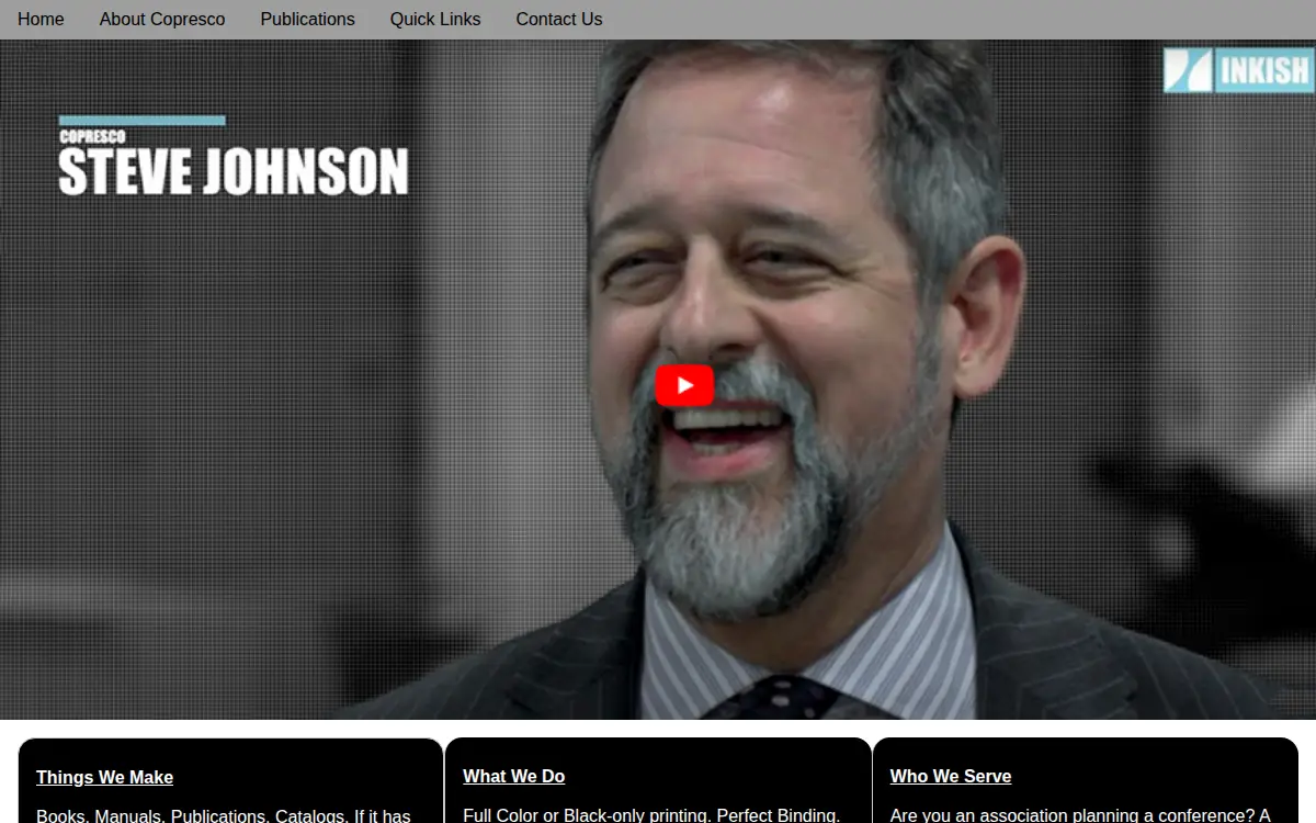 Homepage of Copies Overnight INC