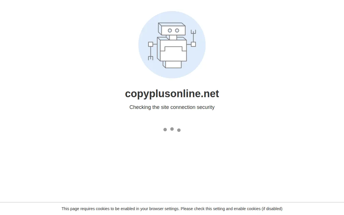 Homepage of Copy Plus, LLC