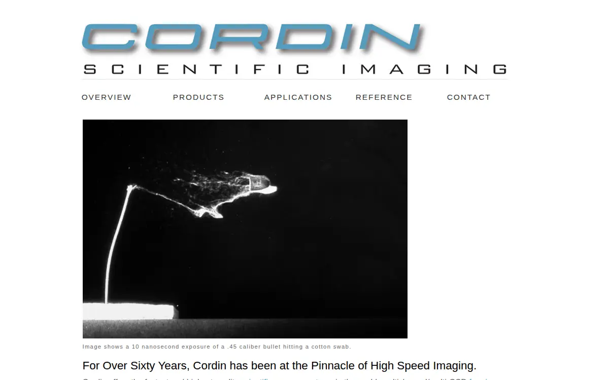 Homepage of Cordin Company, INC.
