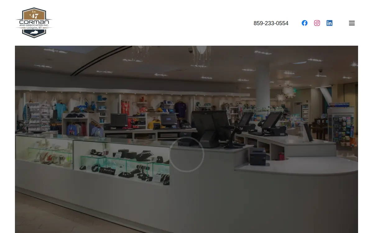 Homepage of Corman & Associates INC