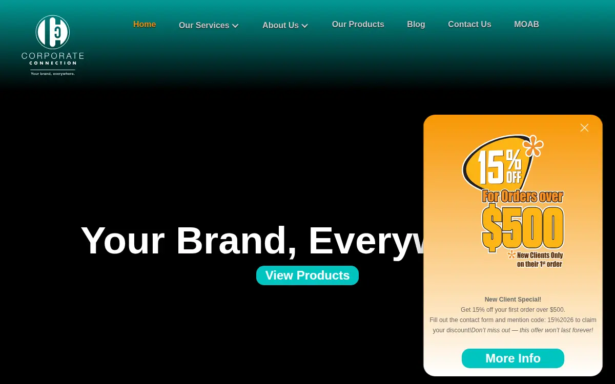 Homepage of Ep Promo Wear LLC