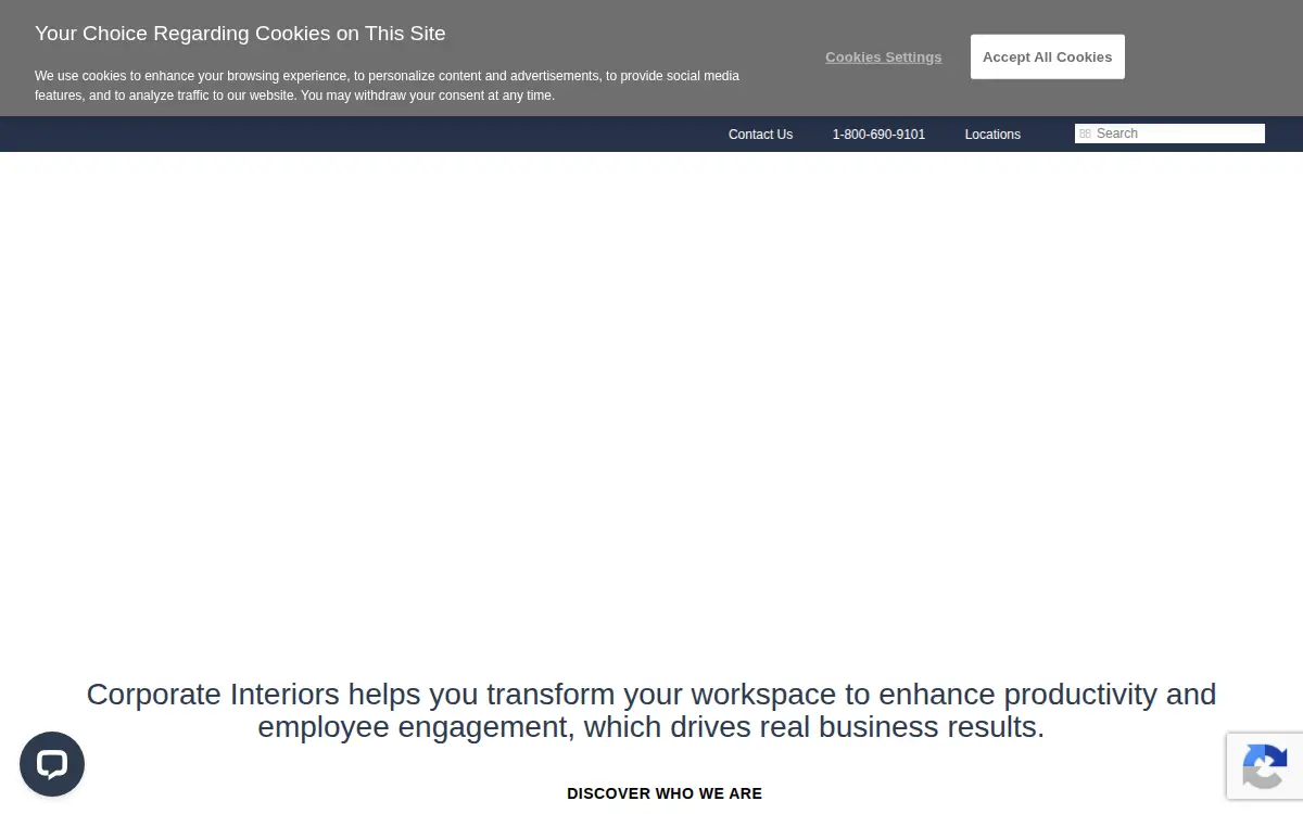 Homepage of Corporate Interiors INC