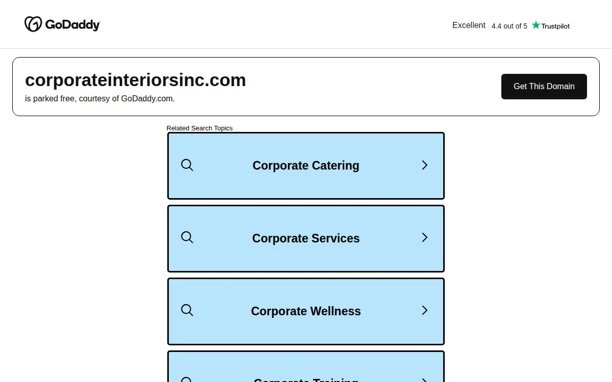 Homepage of Corporate Interiors INC