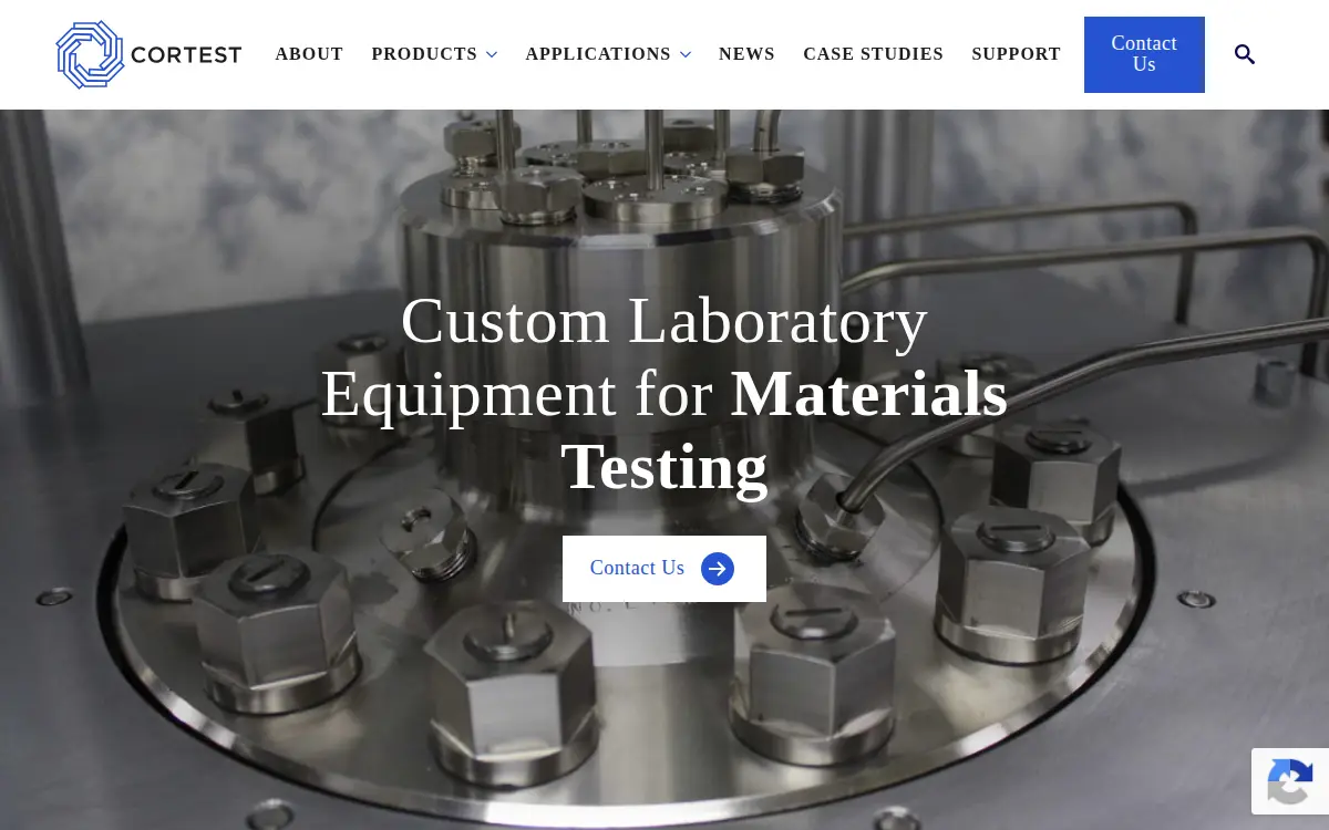 Homepage of Cortest INC