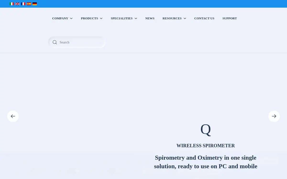 Homepage of Cosmed USA INC