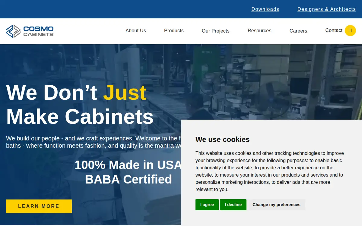 Homepage of Door Kraft Products INC