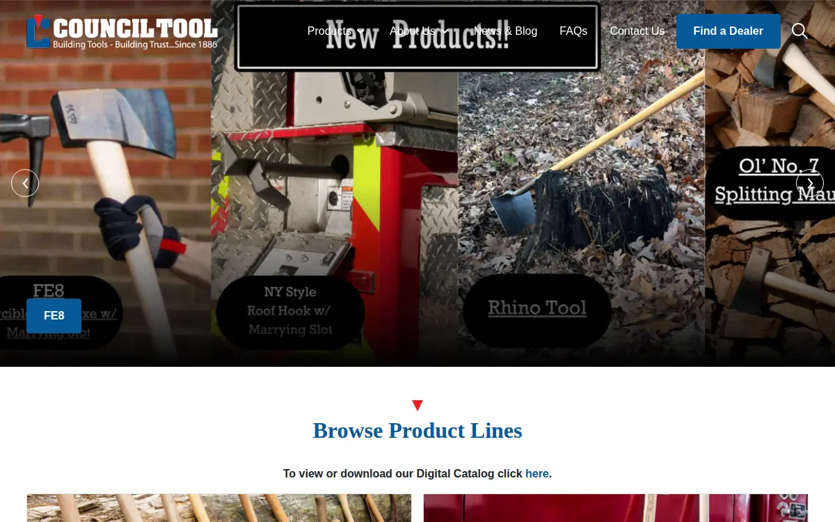 Homepage of The Council Tool Company