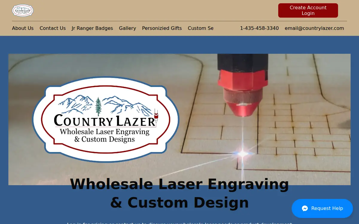 Homepage of Country Lazer INC