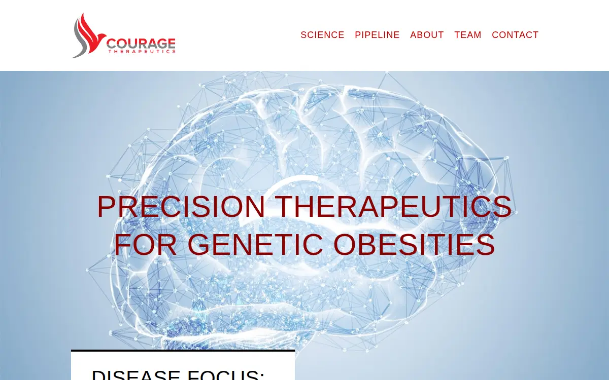 Homepage of Courage Therapeutics INC