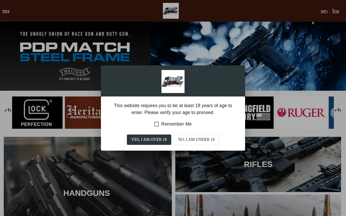 Homepage of Covenant Tactical LLC
