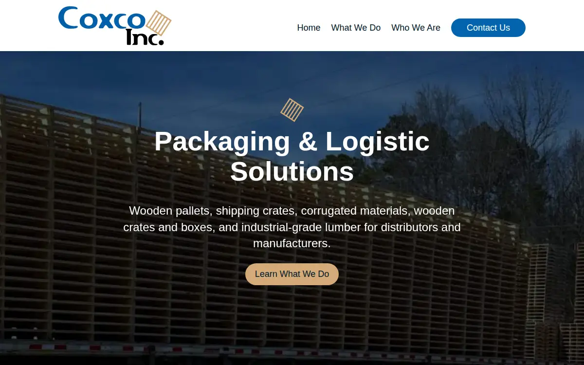 Homepage of Coxco INC
