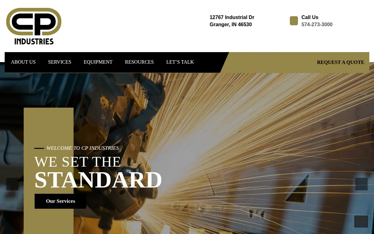 Homepage of City Pattern and Foundry Company INC.