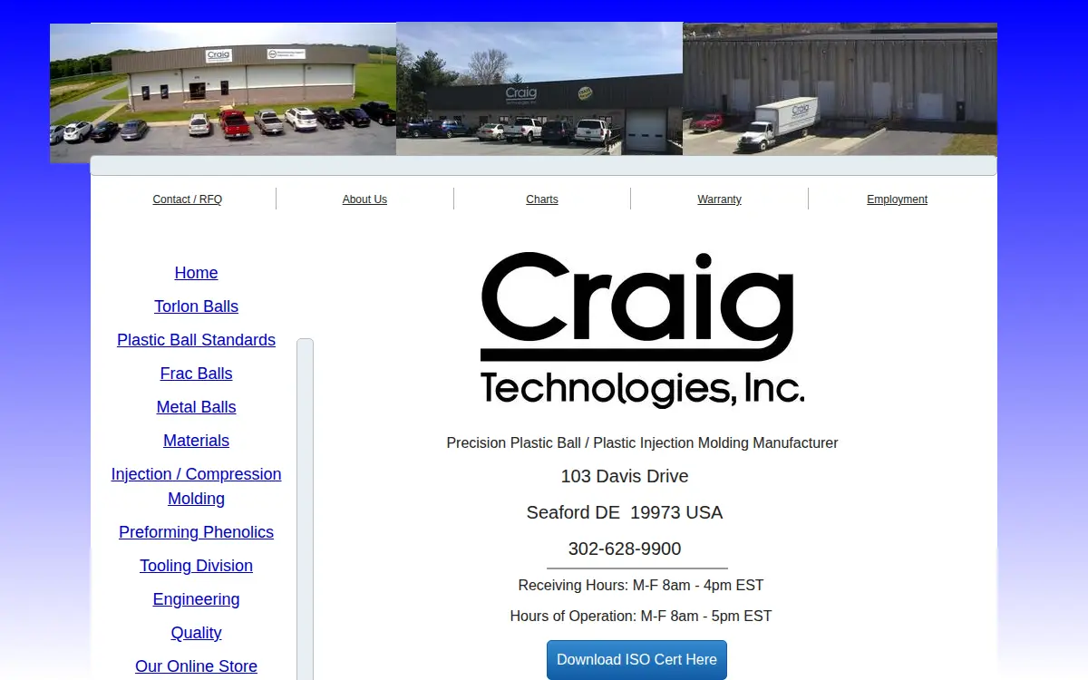 Homepage of Craig Technologies INC