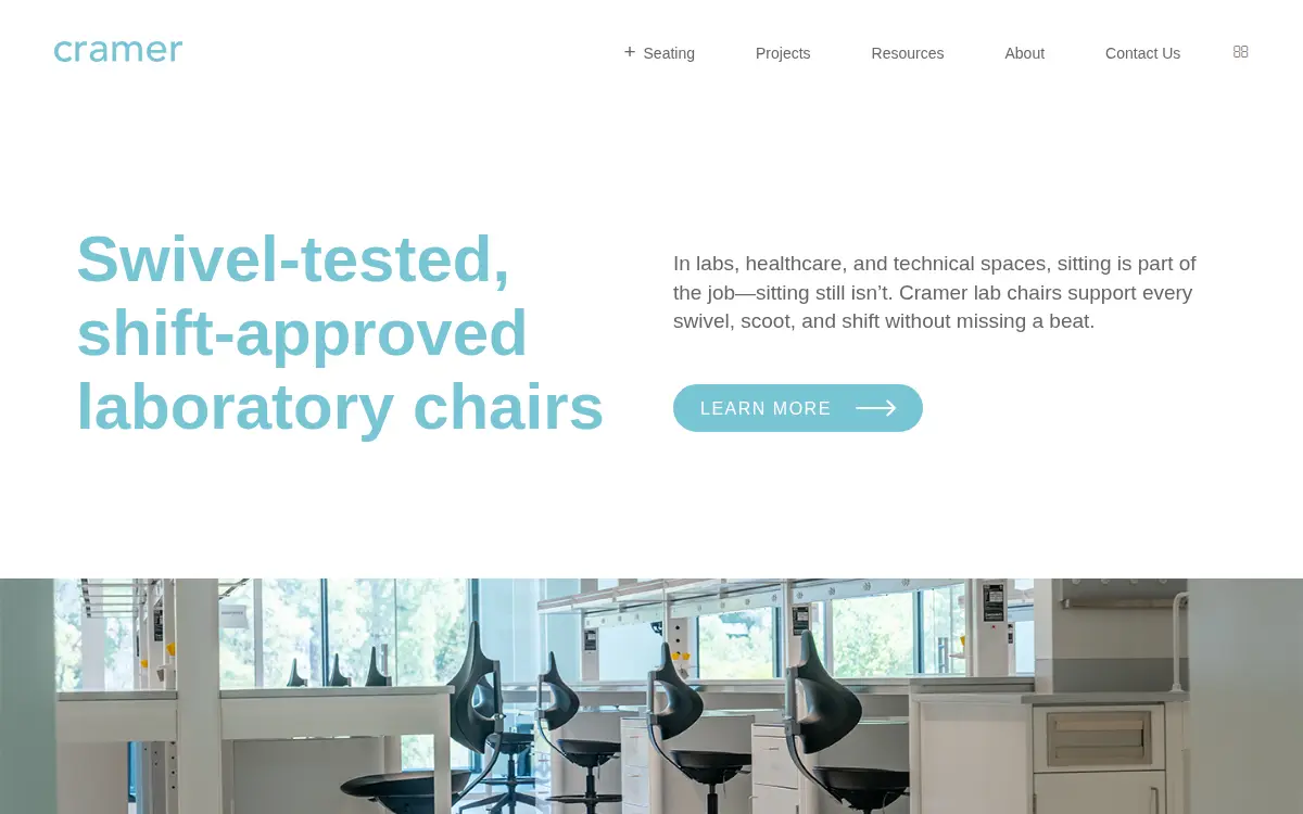 Homepage of Cramer, LLC