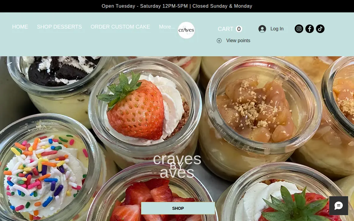 Homepage of Craves LLC