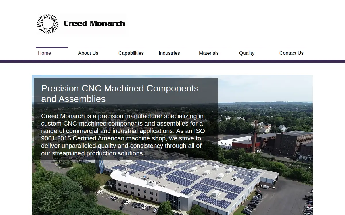 Homepage of Creed 2.0, LLC