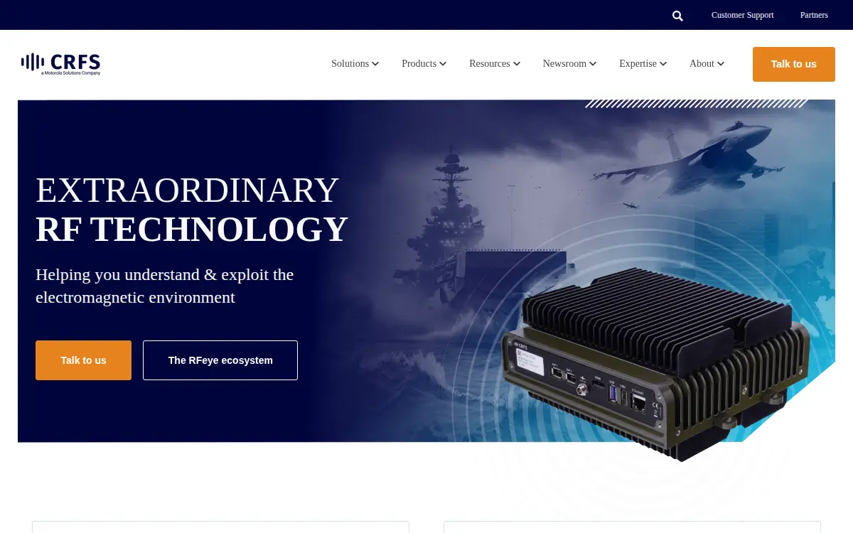 Homepage of Crfs, INC.