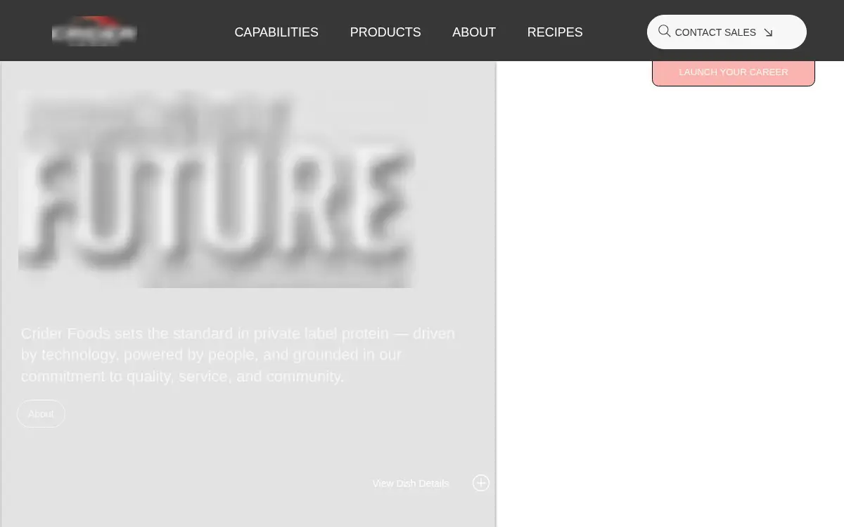 Homepage of Crider, INC.