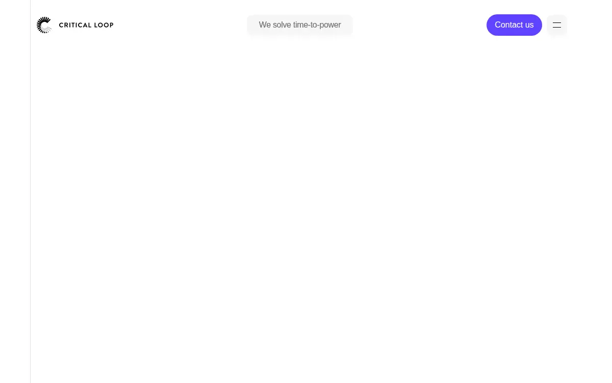 Homepage of Critical Loop, INC.