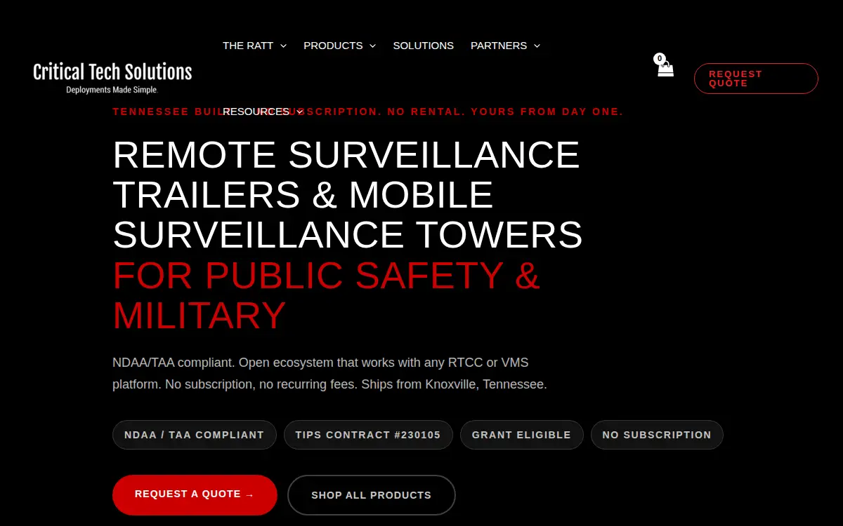 Homepage of Propel Ops, LLC