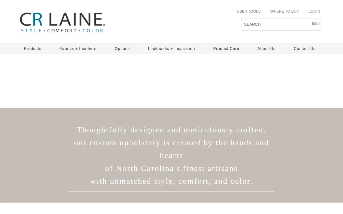 Homepage of C R Laine Furniture CO INC