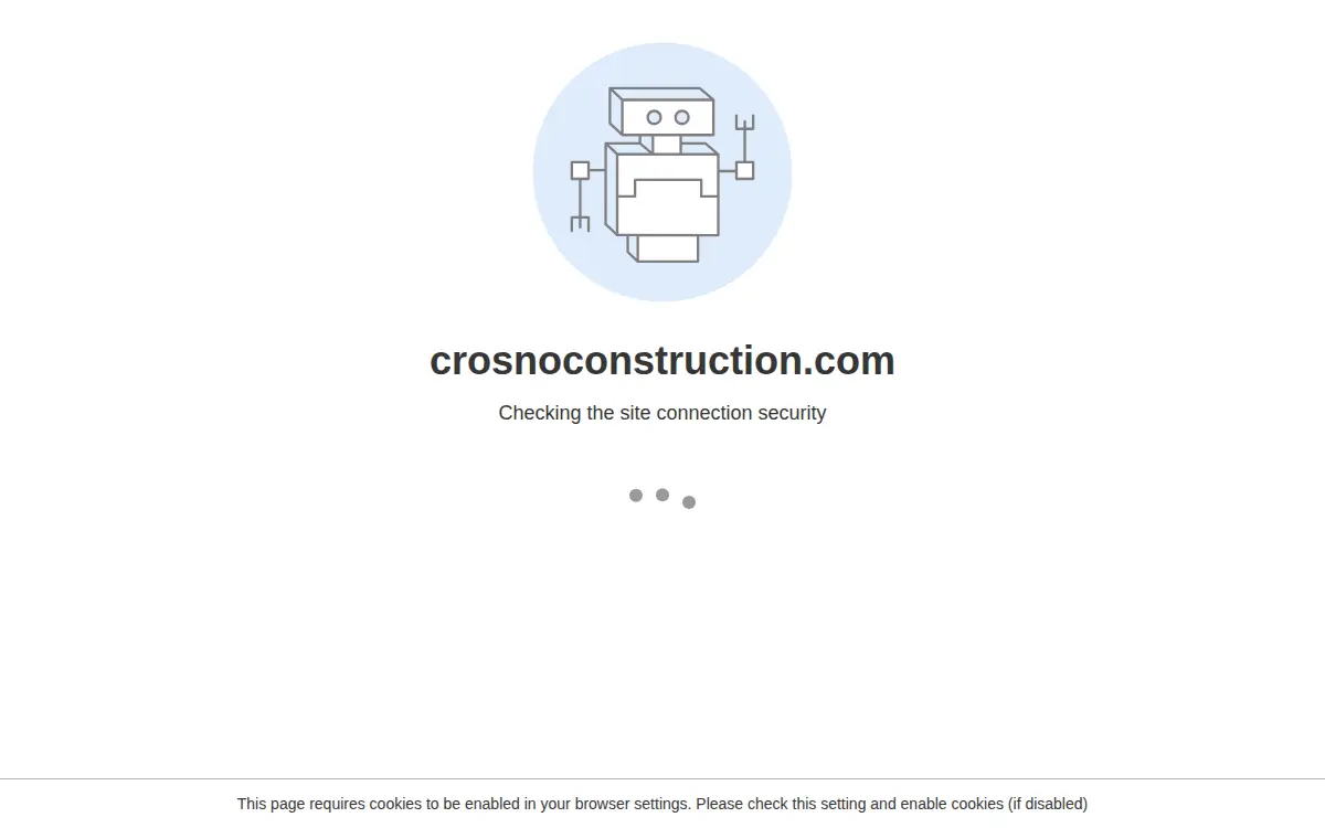 Homepage of Crosno Construction, INC.