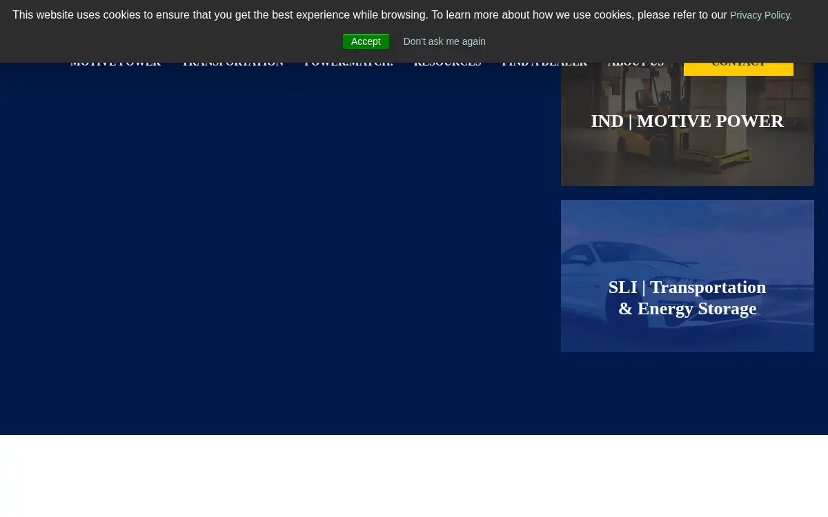 Homepage of Reaco Battery Service CORP