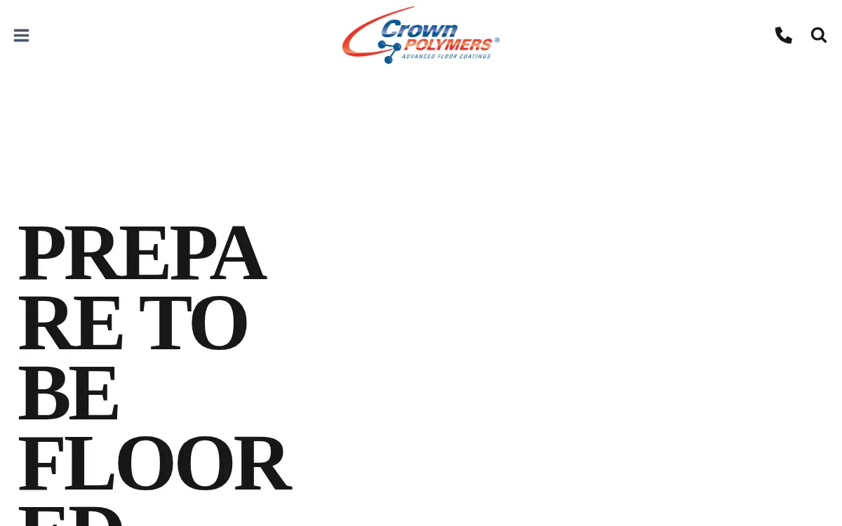 Homepage of Crown Polymers Corporation