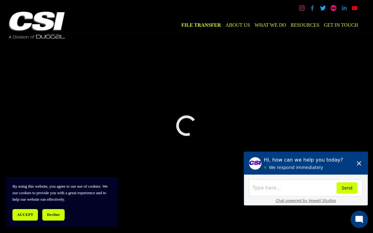 Homepage of Composition Systems, INC.