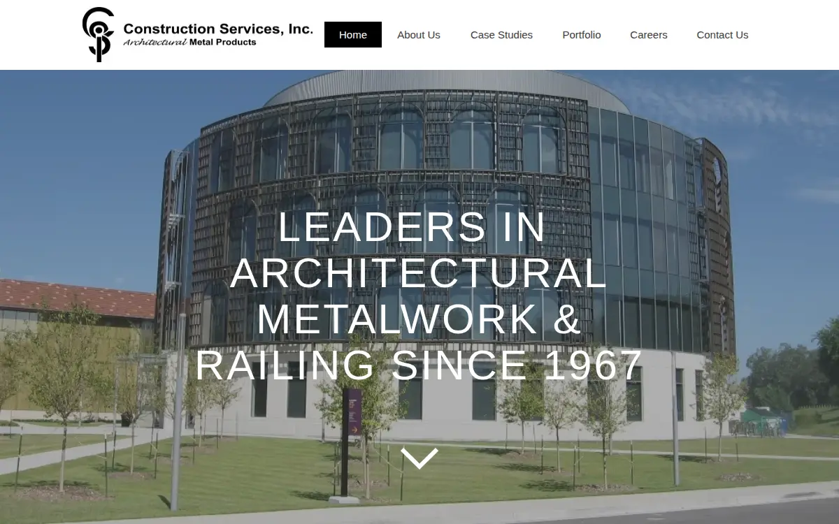 Homepage of Construction Services INC