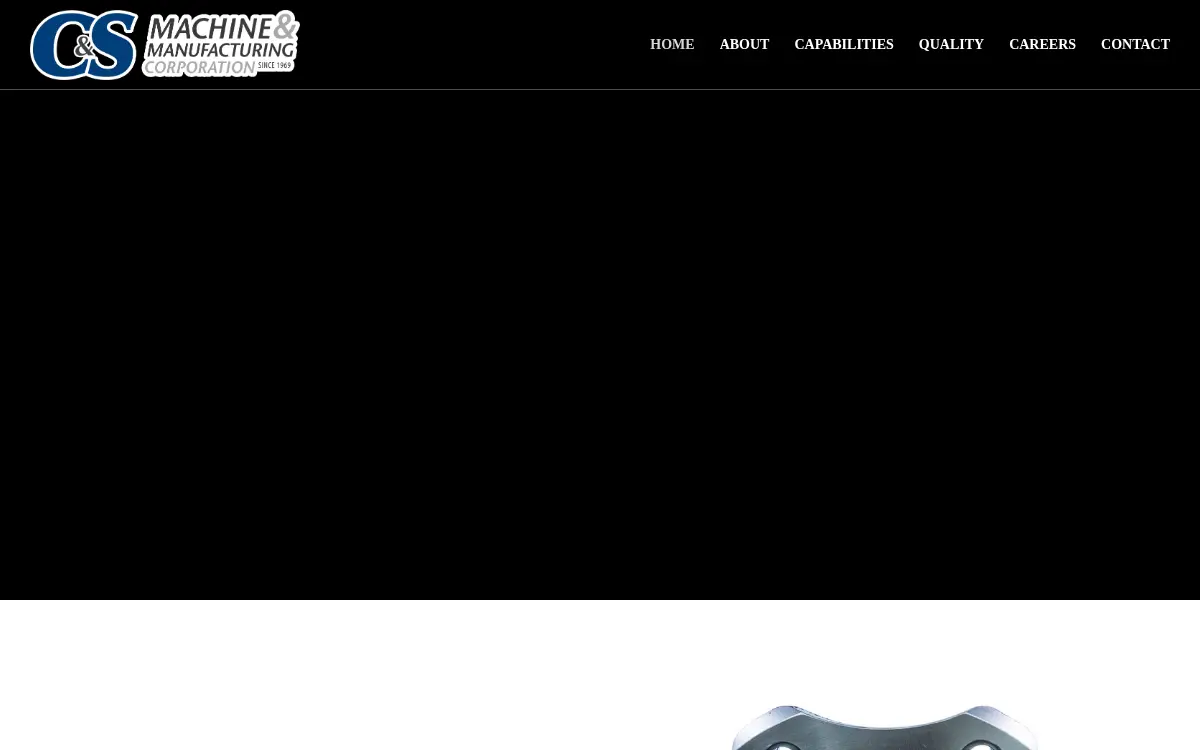 Homepage of C & S Machine & Manufacturing CORP