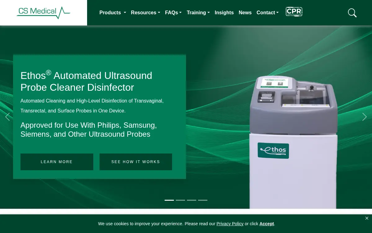 Homepage of Cs Medical, LLC