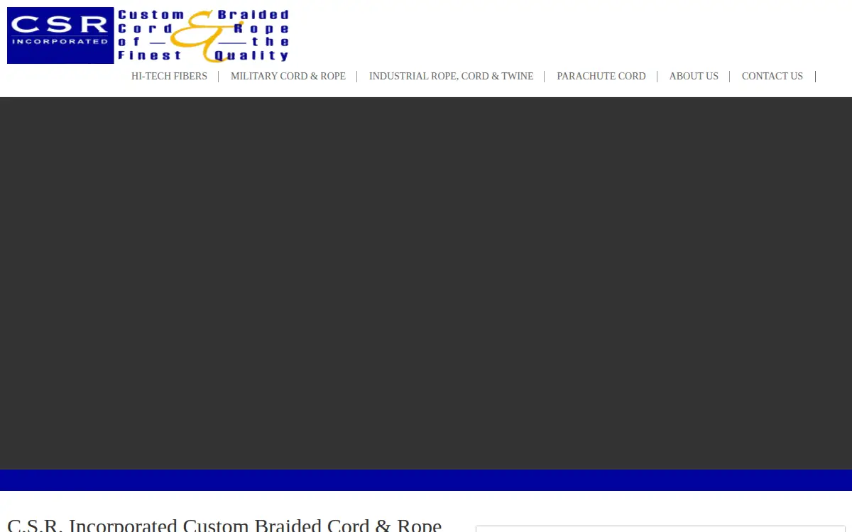 Homepage of Csr INC
