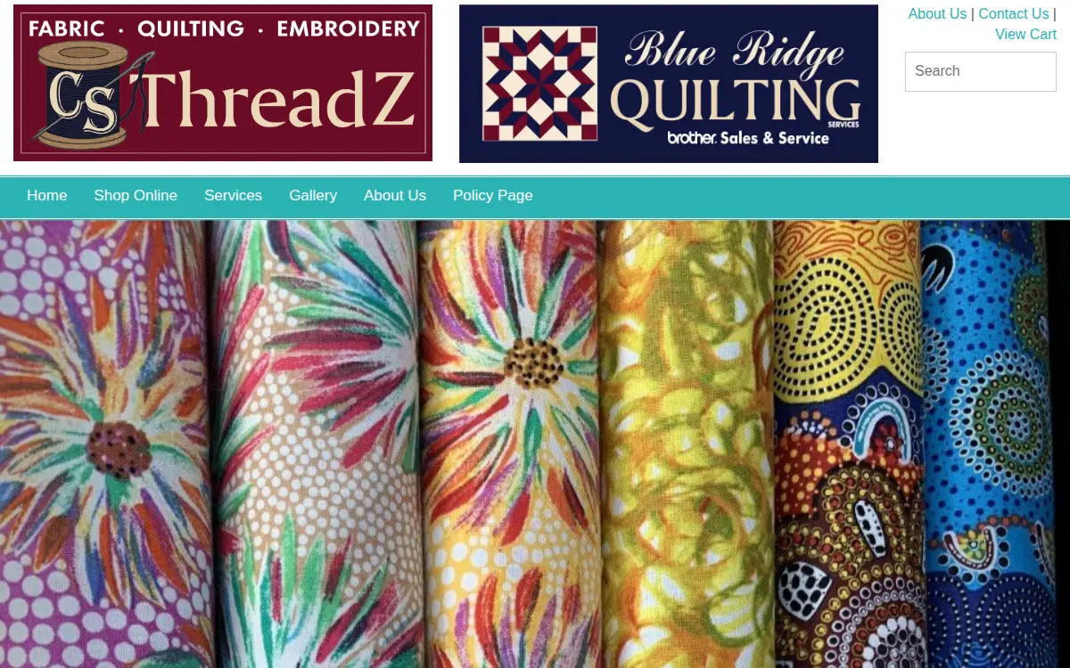 Homepage of Cs Threadz LLC