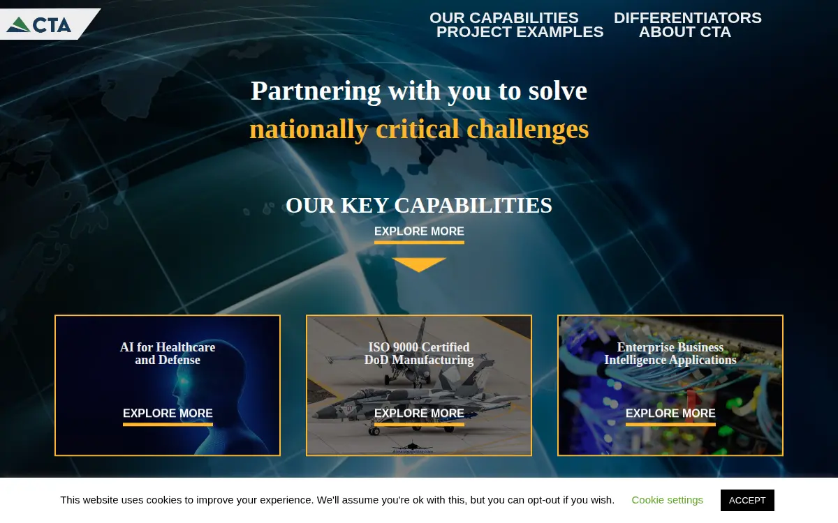 Homepage of Computer Technology Associates, INC.