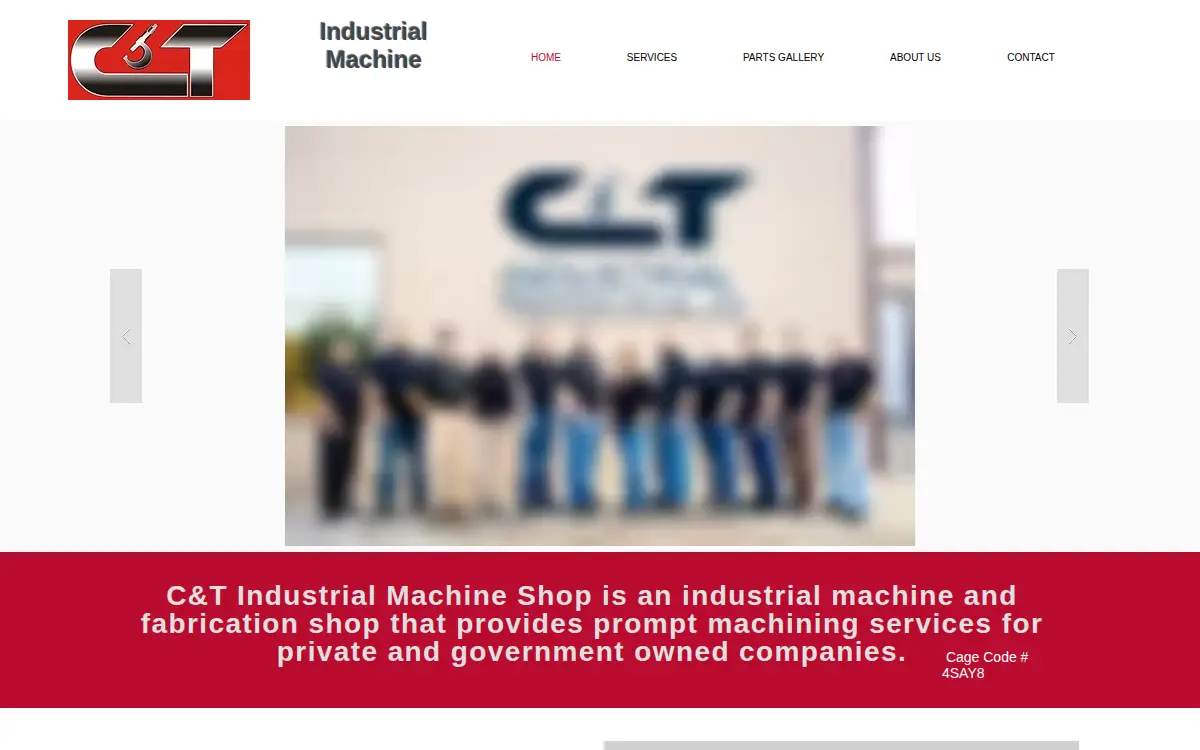 Homepage of C & T Industrial Machine Shop, INC.