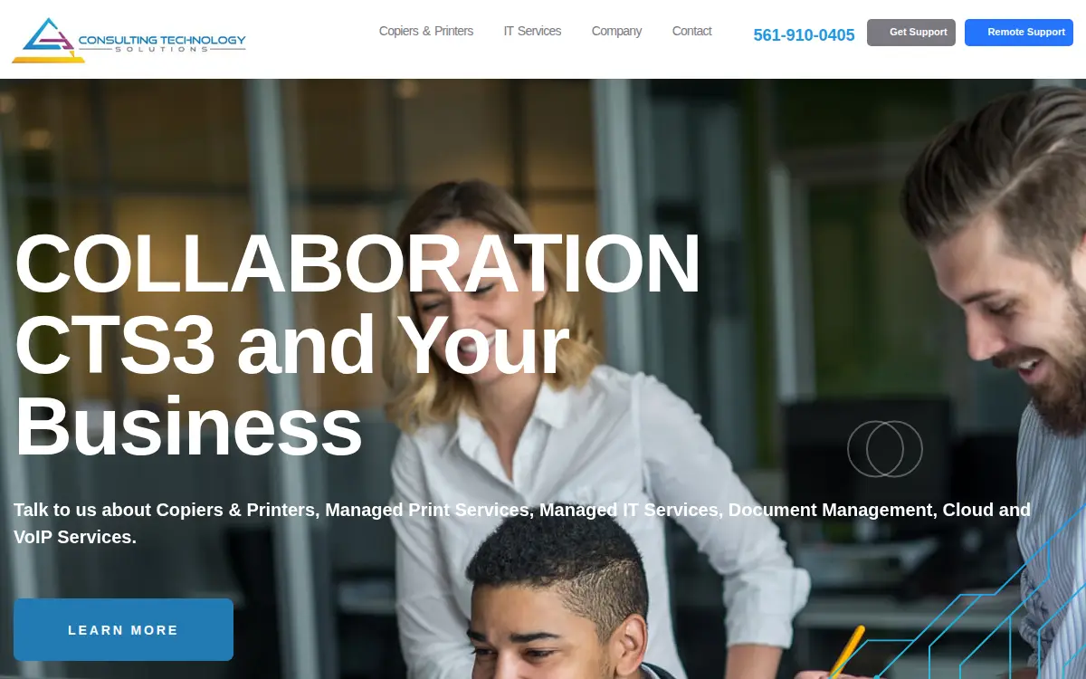 Homepage of Cts3, LLC