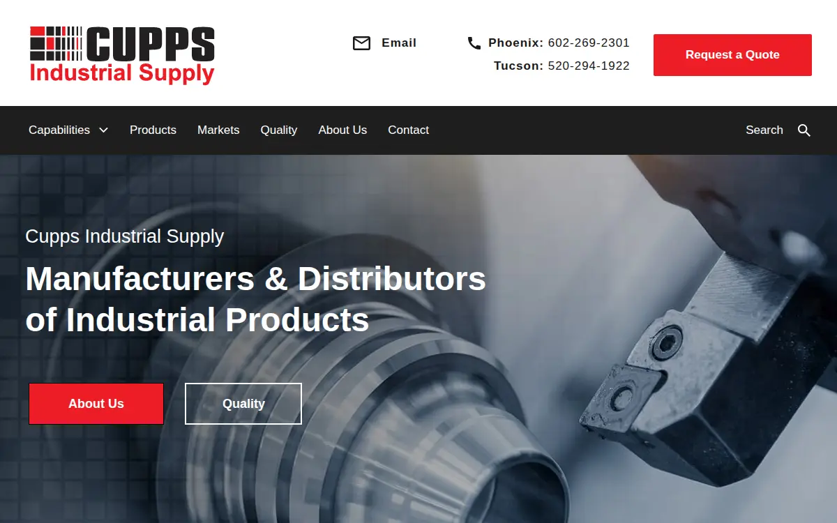 Homepage of Xmek Arizona LLC