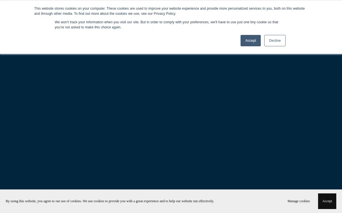 Homepage of Curi Bio INC