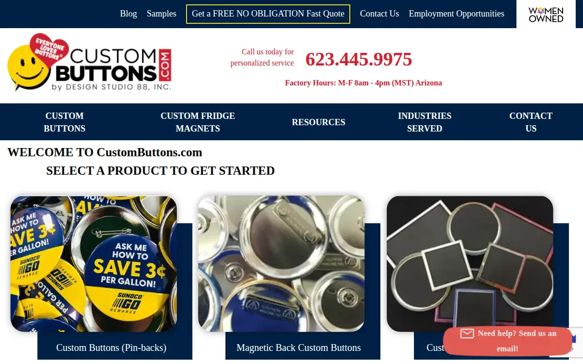 Homepage of Design Studio 88, INC.
